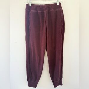 Sweaty Betty Burgundy Jogger Pants